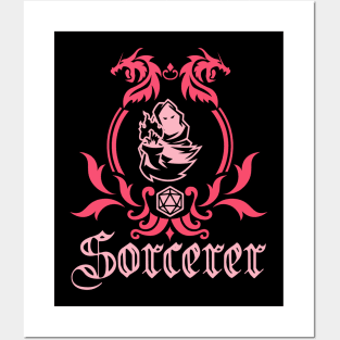 D&D Sorcerer Simple Class Emblem Posters and Art